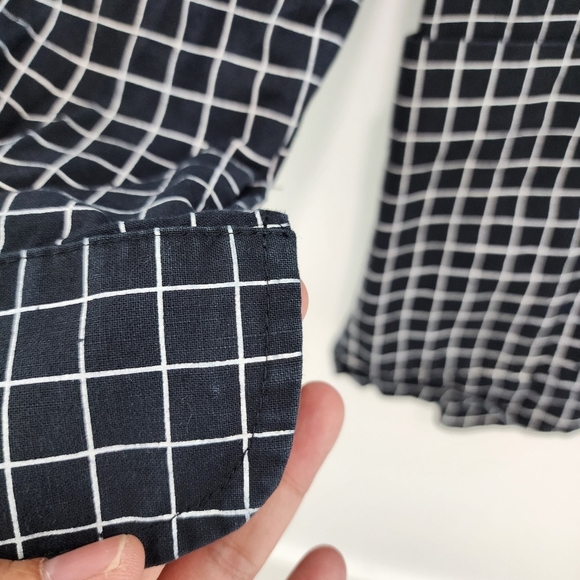 Jimmy'z Vintage Men's 100% Cotton Grid Pattern Button Front Blazer - S - Picture 9 of 10